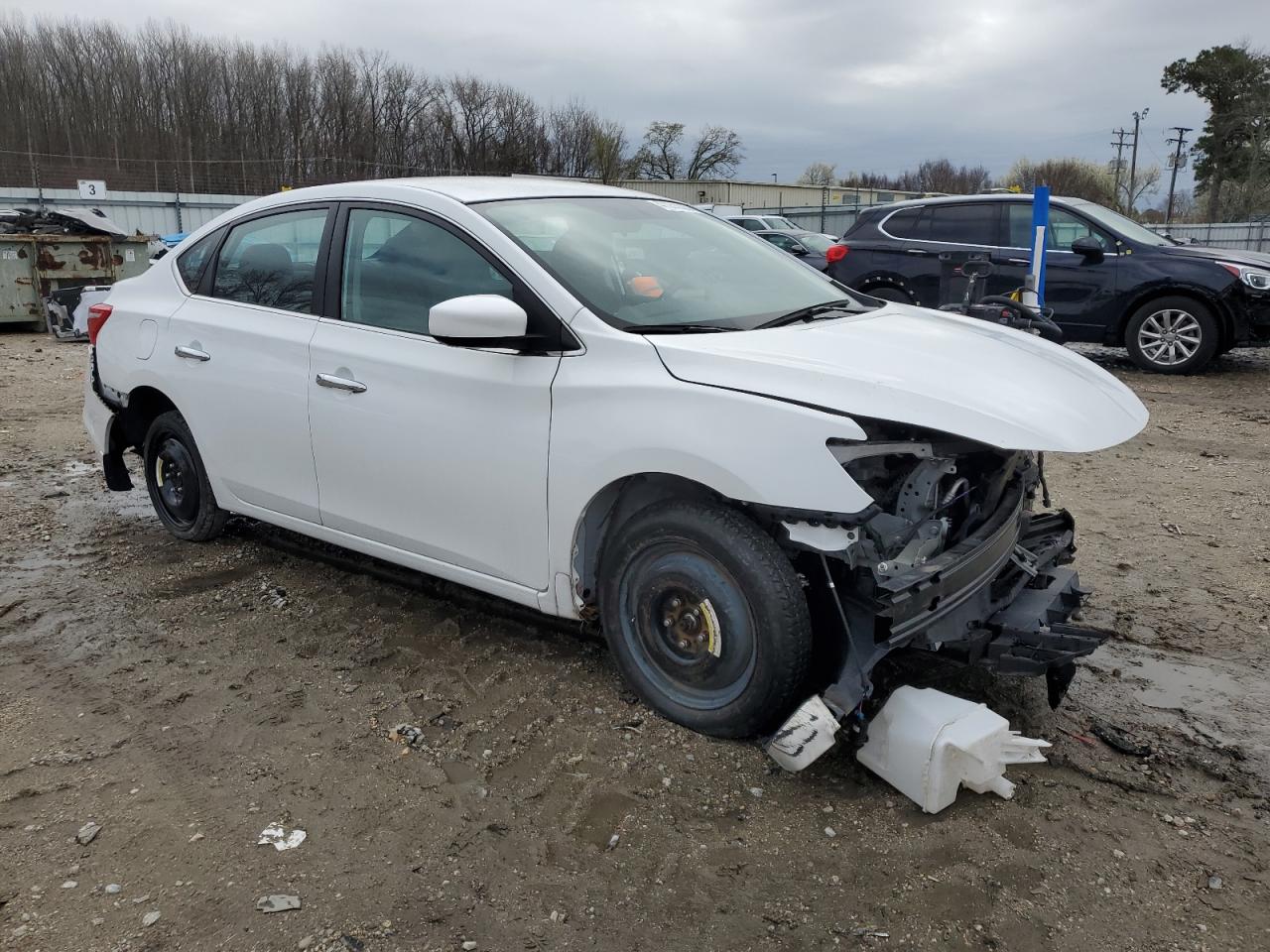 2017 Nissan Sentra VIN 3N1AB7AP1HY396236 Copart auction photo, front end / rear end damage thumbnail 4