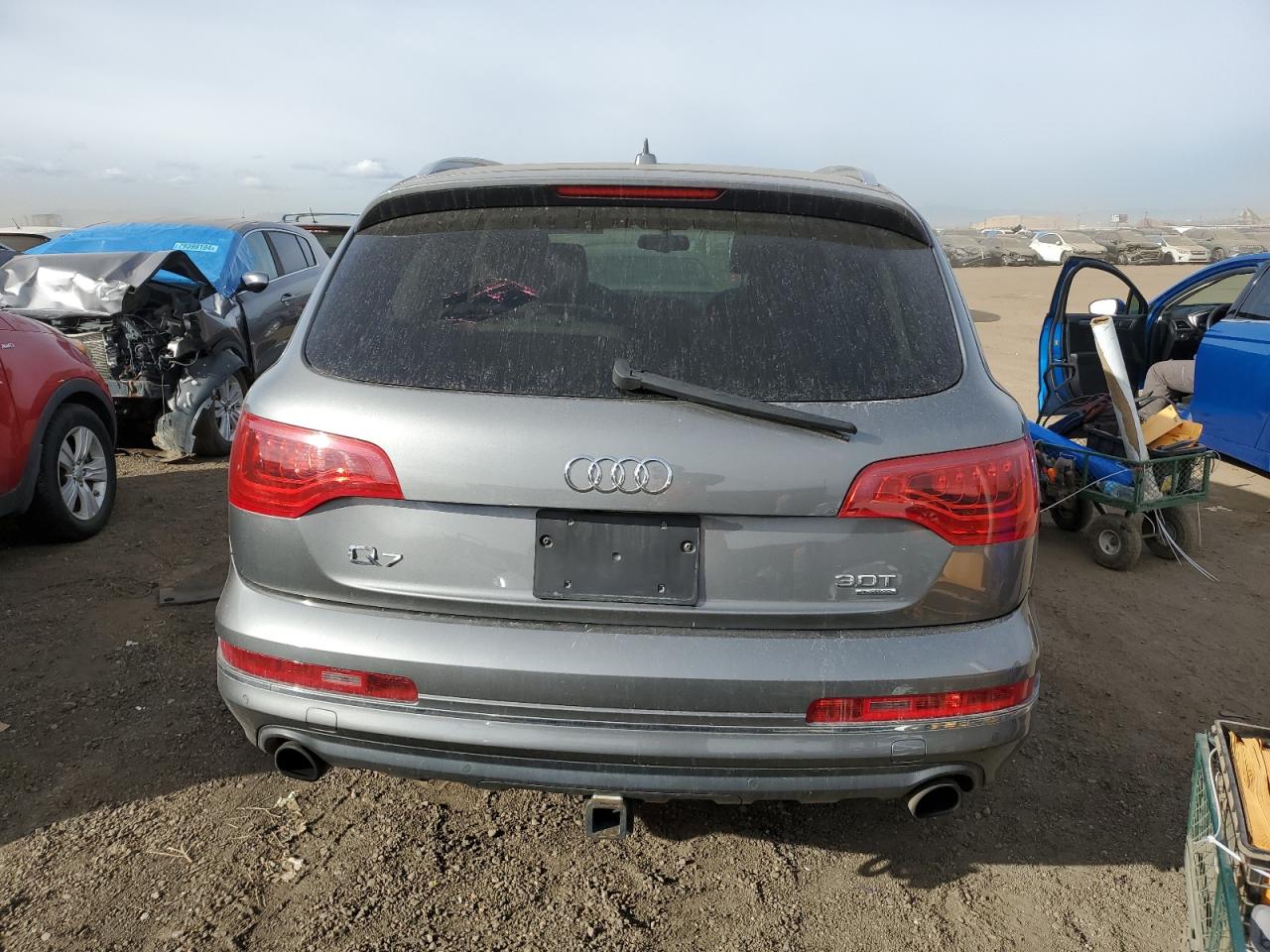2014 Audi Q7 VIN WA1LGAFE7ED017275 Copart auction photo, hail damage thumbnail 6
