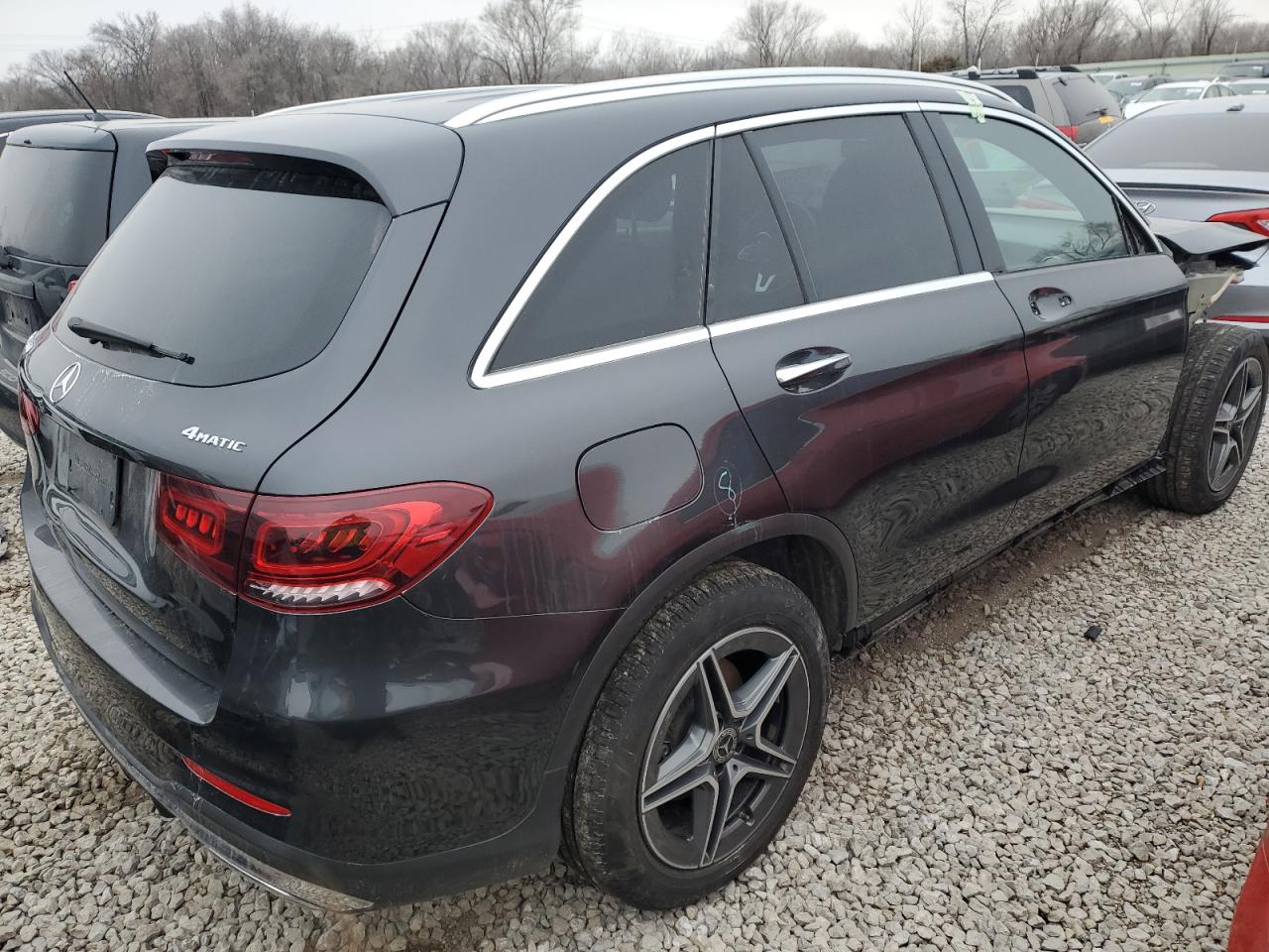 2020 Mercedes-Benz GLC VIN WDC0G8EB1LF751818 Copart auction photo, front end damage thumbnail 3