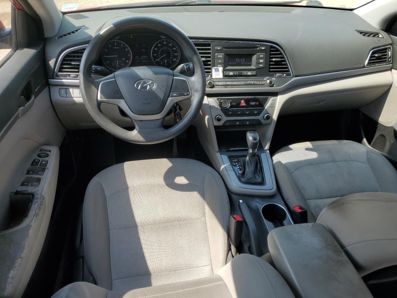 2017 Hyundai Elantra VIN 5NPD74LF4HH107894 Copart auction photo, side / rear end damage thumbnail 8
