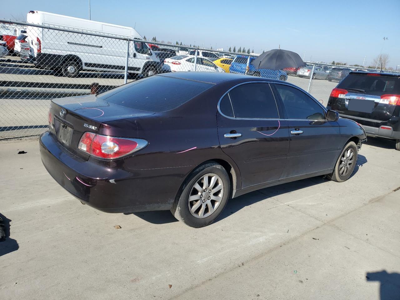 2004 Lexus ES VIN JTHBA30G340021000 Copart auction photo, front end damage thumbnail 3