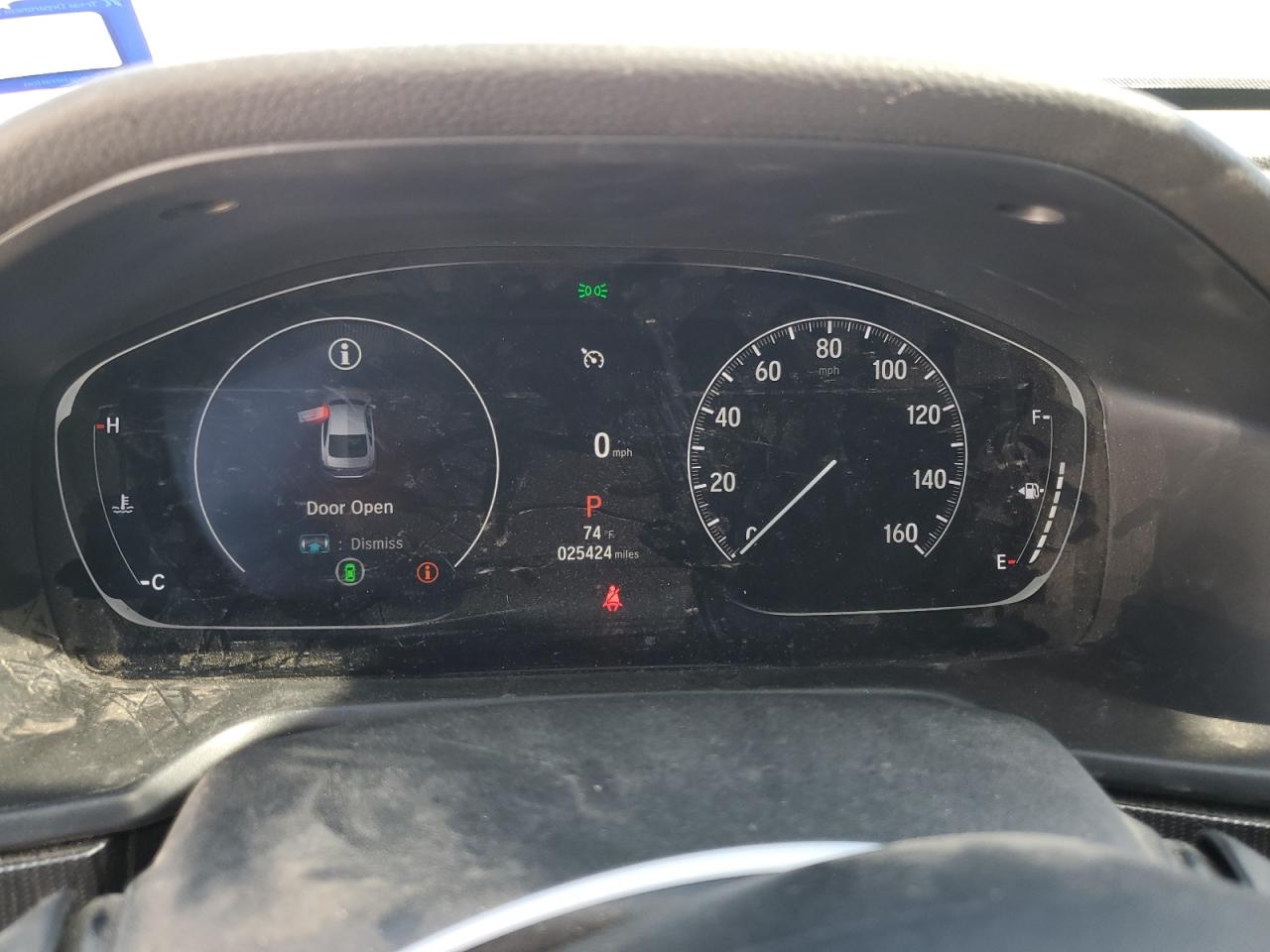 2022 Honda Accord VIN 1HGCV1F3XNA120994 Copart auction photo, hail damage thumbnail 9