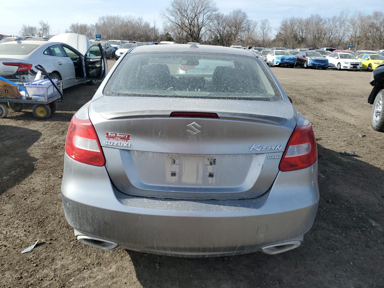 2012 Suzuki Kizashi VIN JS2RF9A8XC6100421 Copart auction photo, front end damage thumbnail 6
