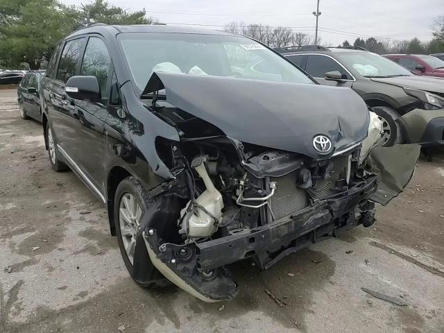 2013 Toyota Sienna VIN 5TDDK3DC7DS061950 Copart auction photo, front end / frame damage damage thumbnail 11