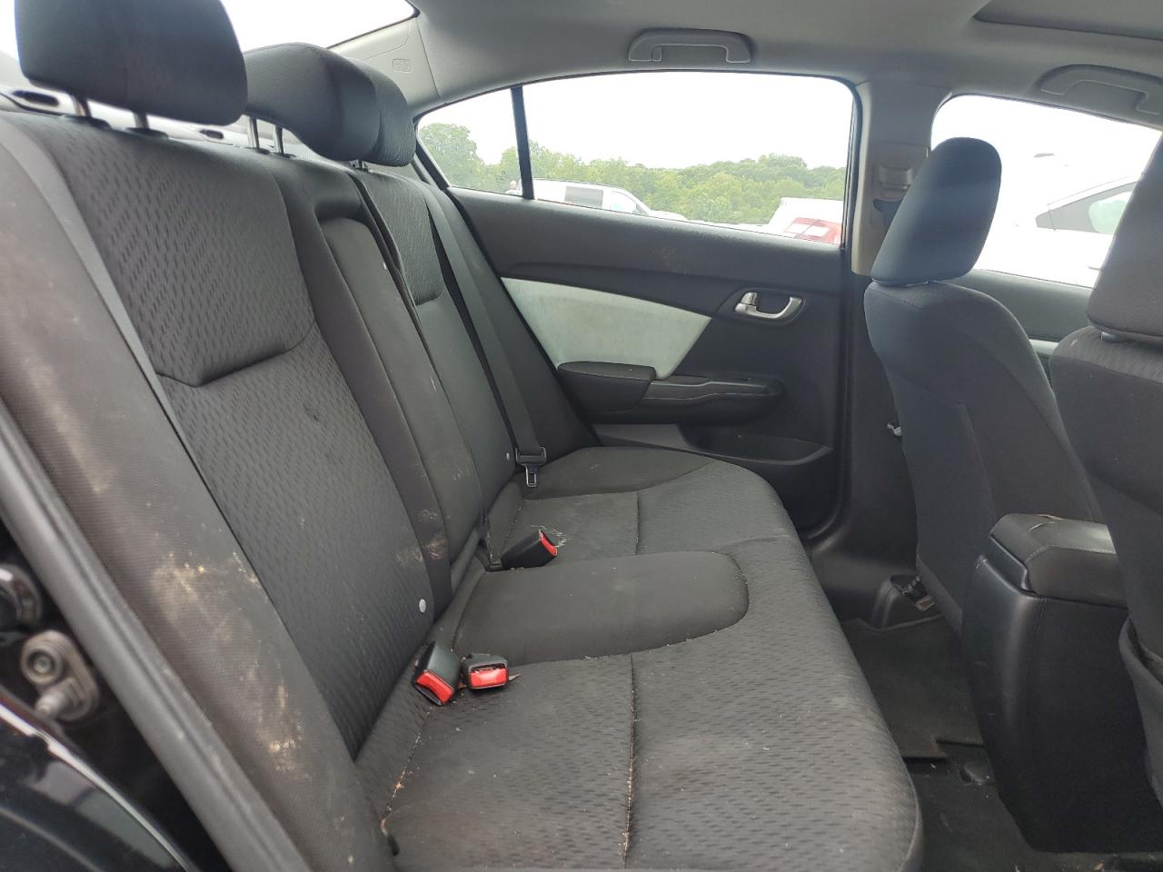 2015 Honda Civic VIN 2HGFB2F86FH543646 Copart auction photo, rear end / front end damage thumbnail 10