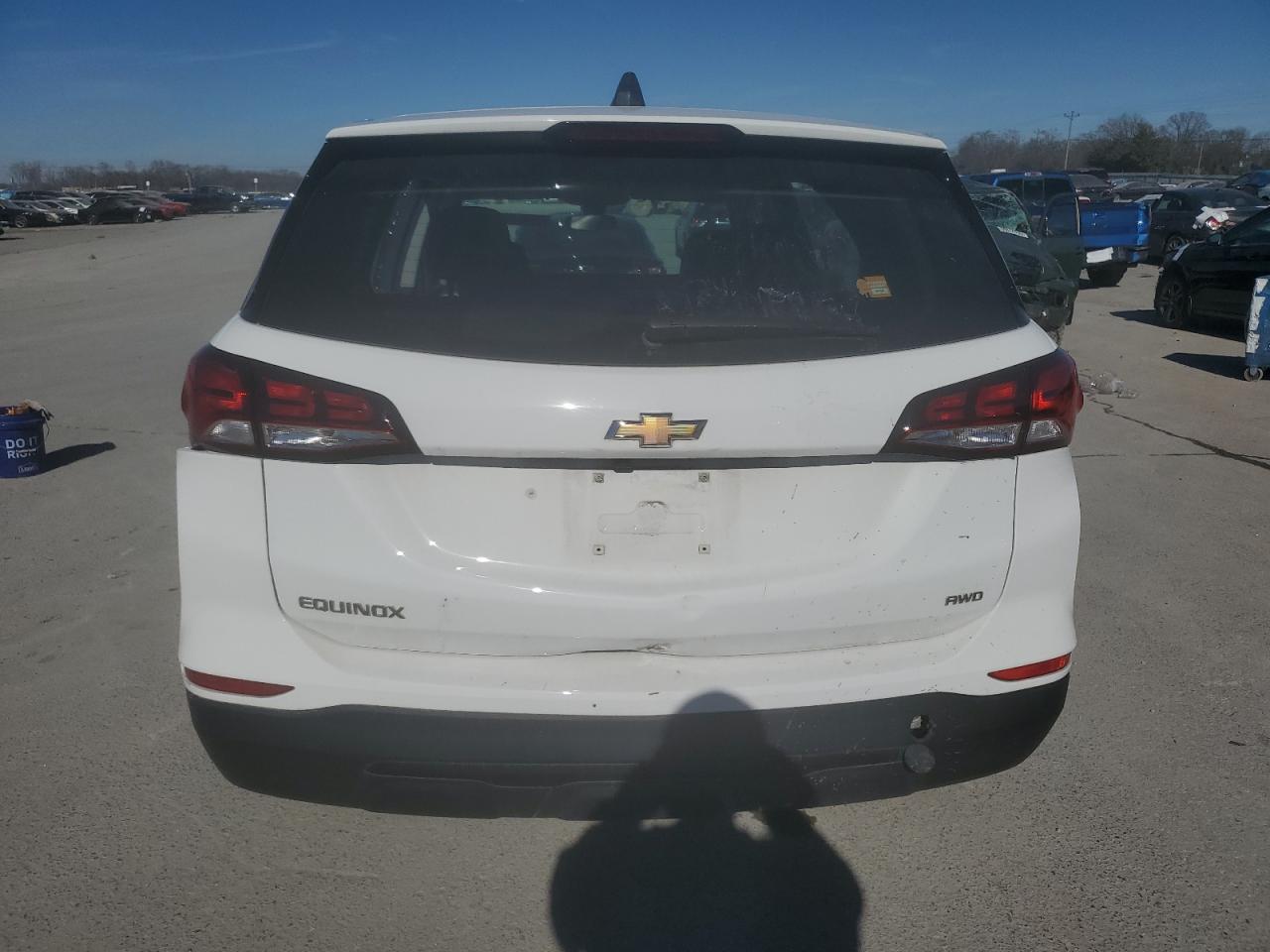2022 Chevrolet Equinox VIN 3GNAXSEV2NS234177 Copart auction photo, front end / side damage thumbnail 6