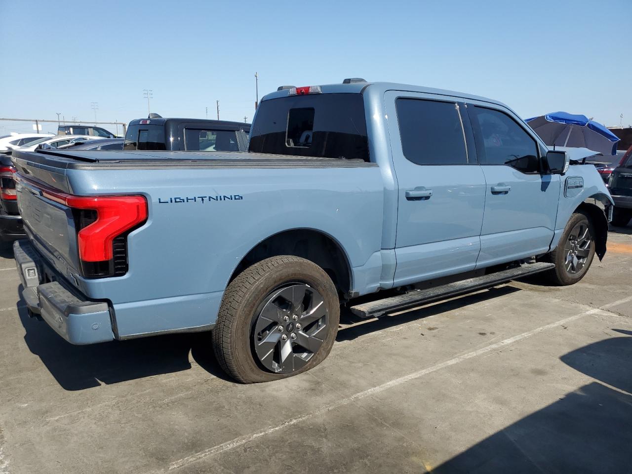 2023 Ford F-150 VIN 1FT6W1EVXPWG34958 Copart auction photo, front end / undercarriage damage thumbnail 3