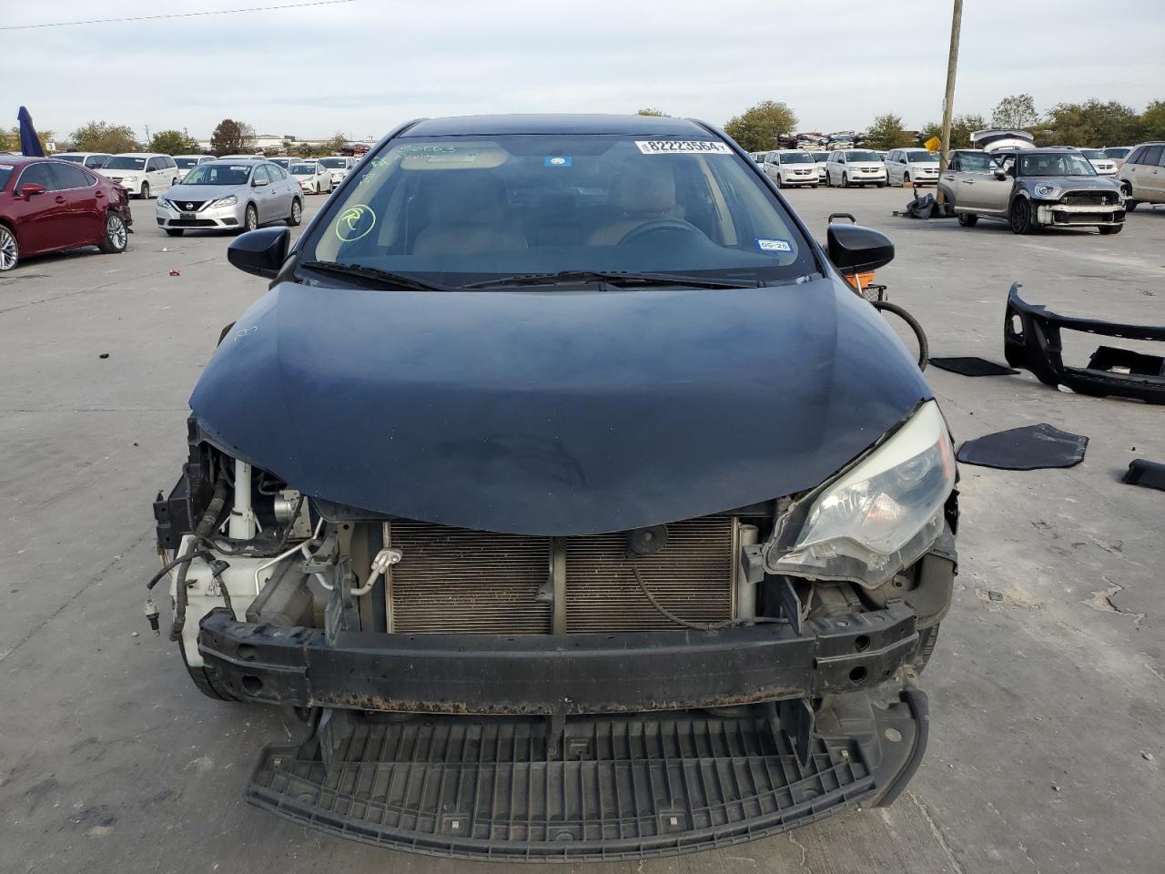 2016 Toyota Corolla VIN 5YFBURHE9GP408854 Copart auction photo, front end damage thumbnail 5