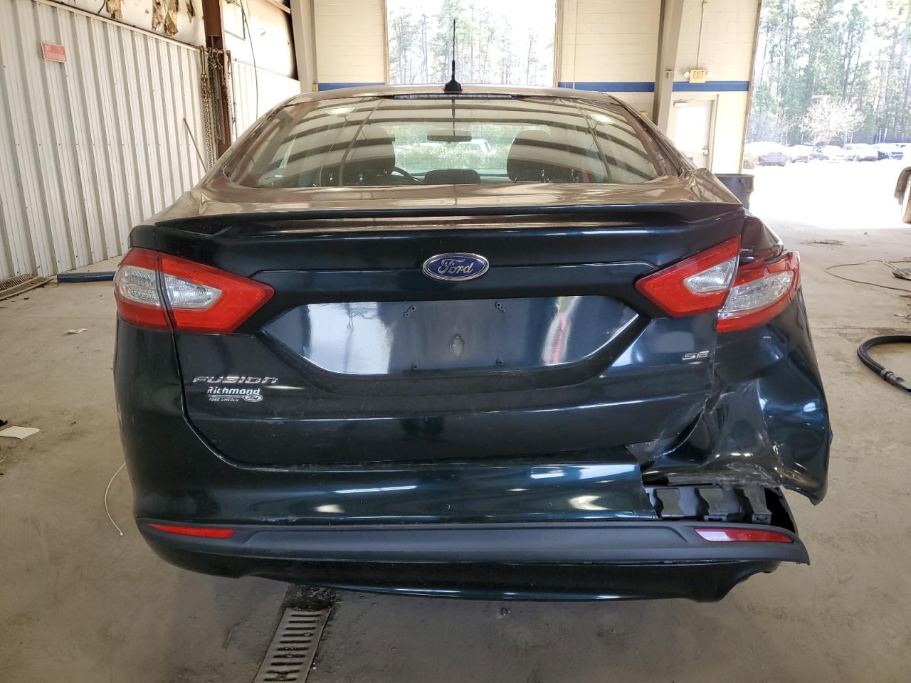 2014 Ford Fusion VIN 3FA6P0H74ER174254 Copart auction photo, rear end damage thumbnail 6