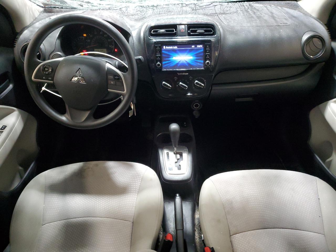2019 Mitsubishi Mirage VIN ML32F3FJ6KHF12557 Copart auction photo, front end / side damage thumbnail 8