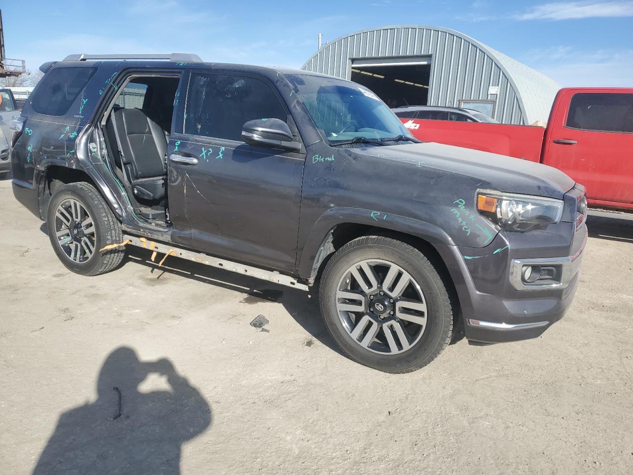 2015 Toyota 4Runner VIN JTEZU5JR6F5093555 Copart auction photo, side damage thumbnail 4