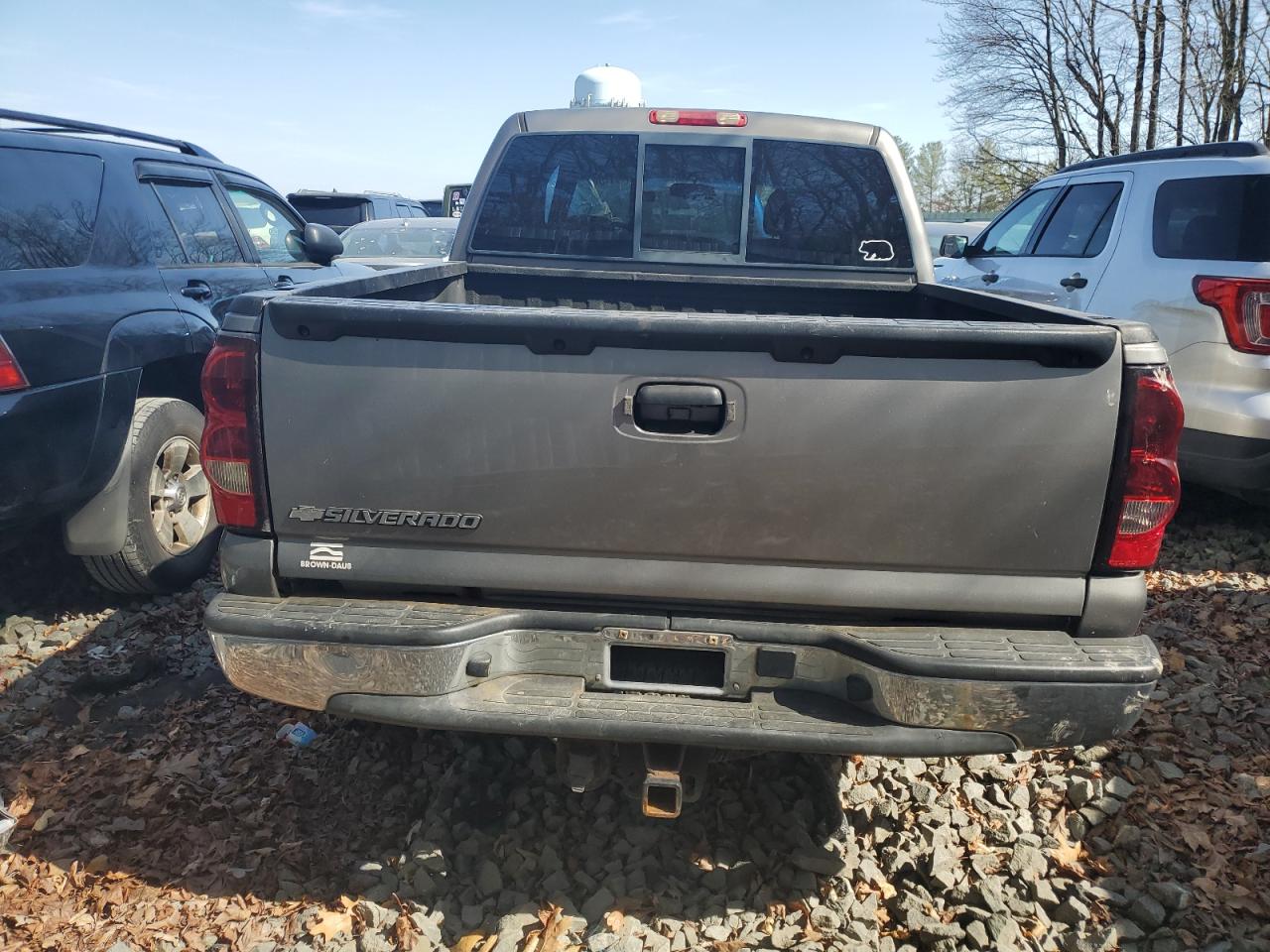 2006 Chevrolet Silverado VIN 2GCEK13T661182893 Copart auction photo, front end / side damage thumbnail 6