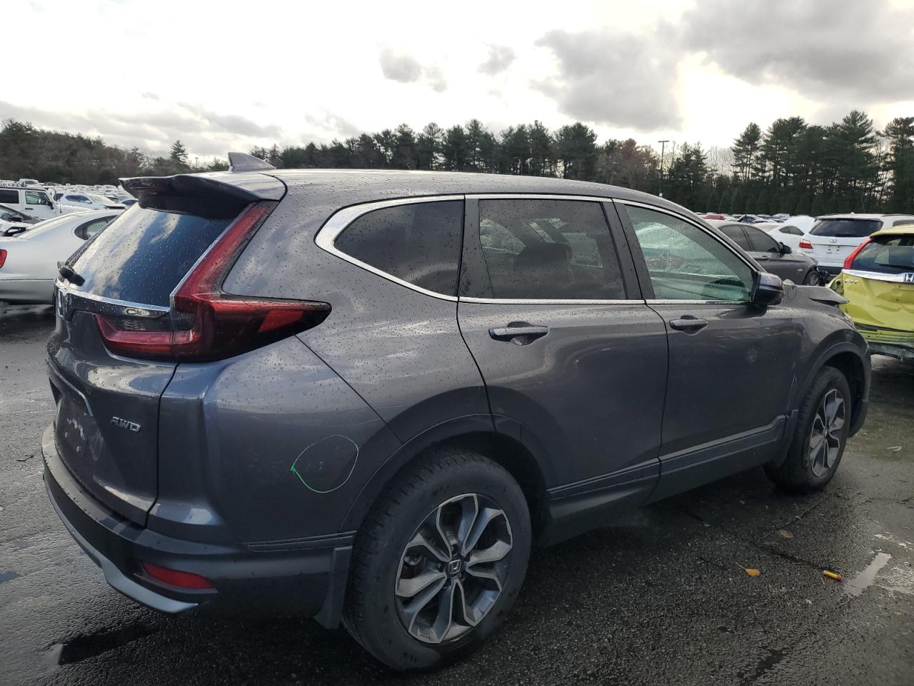 2020 Honda CR-V VIN 2HKRW2H82LH696928 Copart auction photo, front end damage thumbnail 3