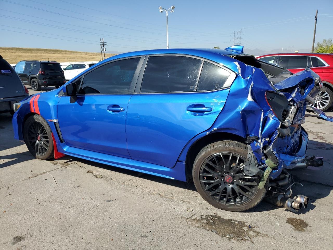 2017 Subaru WRX VIN JF1VA1E62H9807459 Copart auction photo, rear end / undercarriage damage thumbnail 2