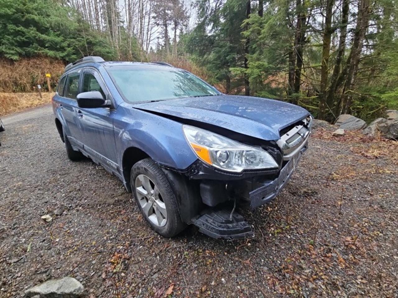 2014 Subaru Outback VIN 4S4BRBAC1E3235477 Copart auction photo, front end / undercarriage damage thumbnail 4
