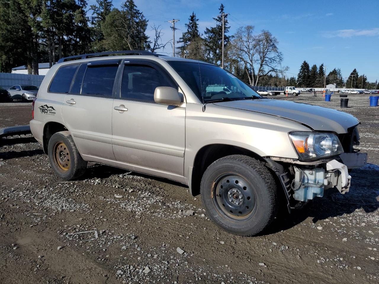 2005 Toyota Highlander VIN JTEEP21A850117025 Copart auction photo, front end damage thumbnail 4