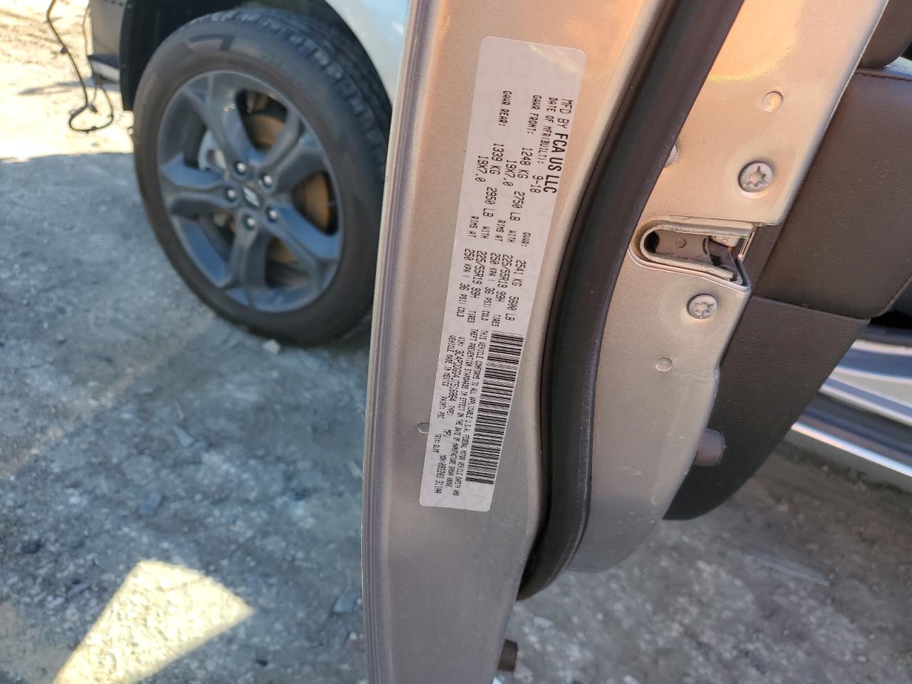 2018 Dodge Journey VIN 3C4PDDGG4JT516864 Copart auction photo, front end / minor dent/scratches damage thumbnail 14