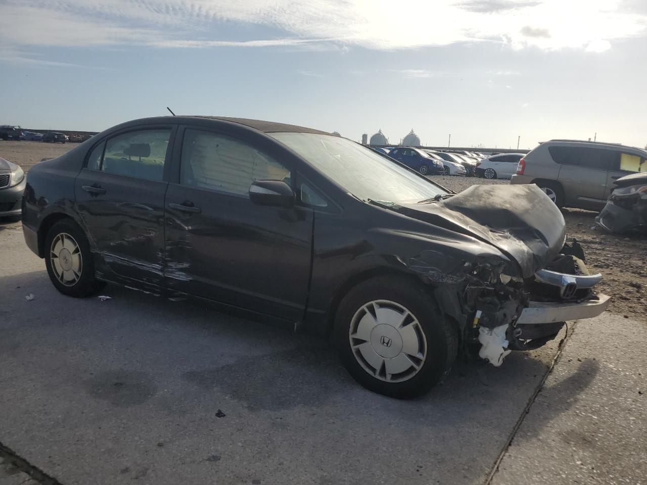 2009 Honda Civic VIN JHMFA36209S005314 Copart auction photo, front end / side damage thumbnail 4