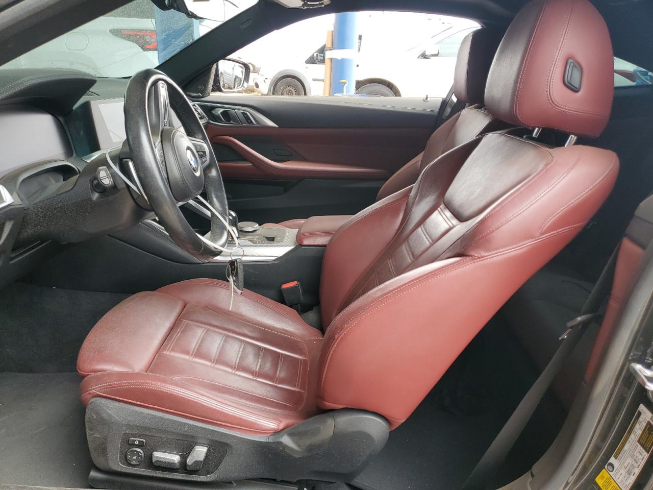 2021 BMW 4er VIN WBA53AP01MCF92750 Copart auction photo, front end / side damage thumbnail 7