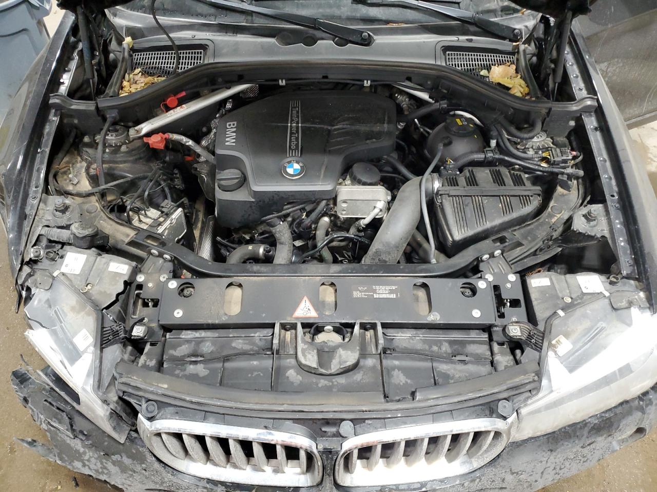 2015 BMW X4 VIN 5UXXW3C51F0M88646 Copart auction photo, front end / rear end damage thumbnail 12