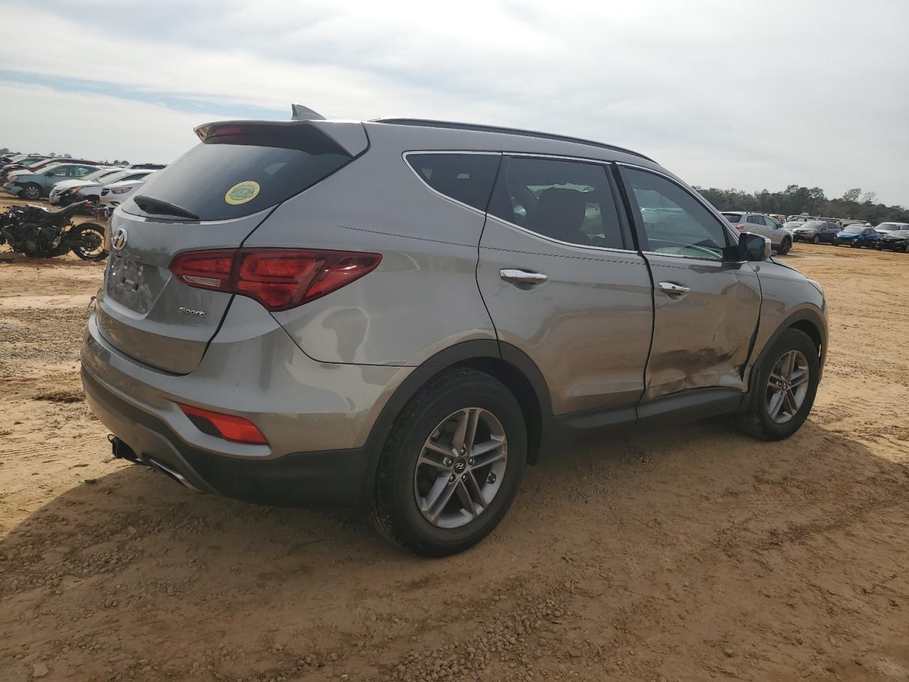 2017 Hyundai Santa Fe VIN 5NMZU3LB8HH021023 Copart auction photo, side damage thumbnail 3