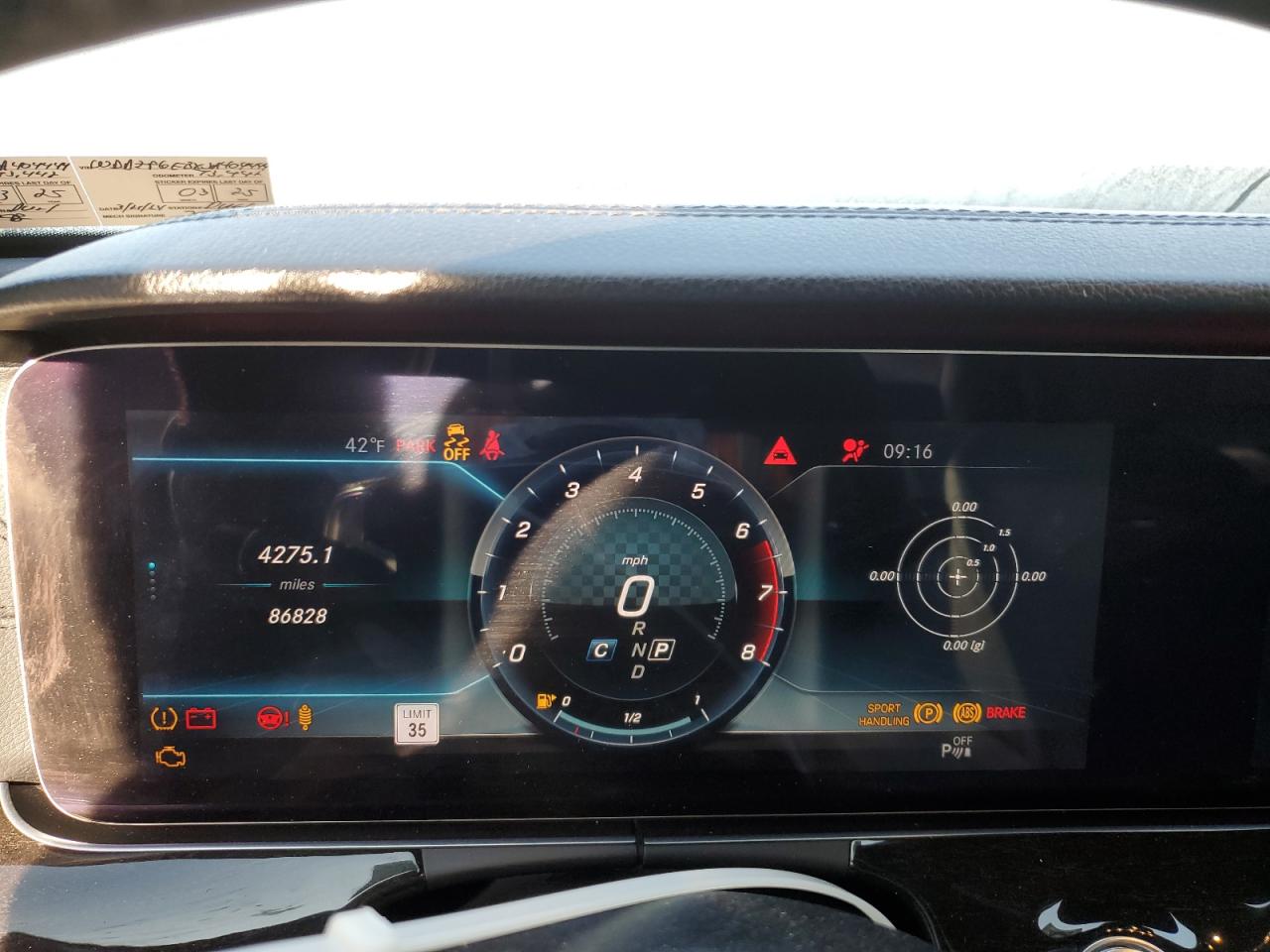2018 Mercedes-Benz E-klasse VIN WDDZF6EBXJA404444 Copart auction photo, front end damage thumbnail 9