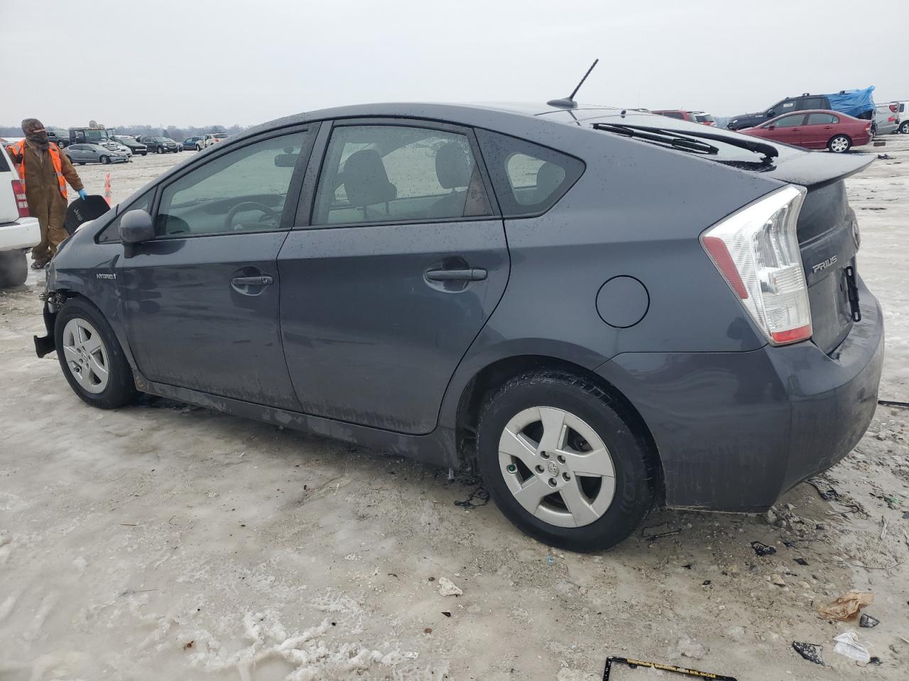 2011 Toyota Prius VIN JTDKN3DU8B1444474 Copart auction photo, frame damage damage thumbnail 2
