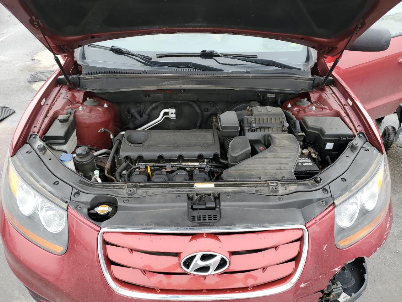 2010 Hyundai Santa Fe VIN 5NMSGDAB8AH351039 Copart auction photo, front end damage thumbnail 14