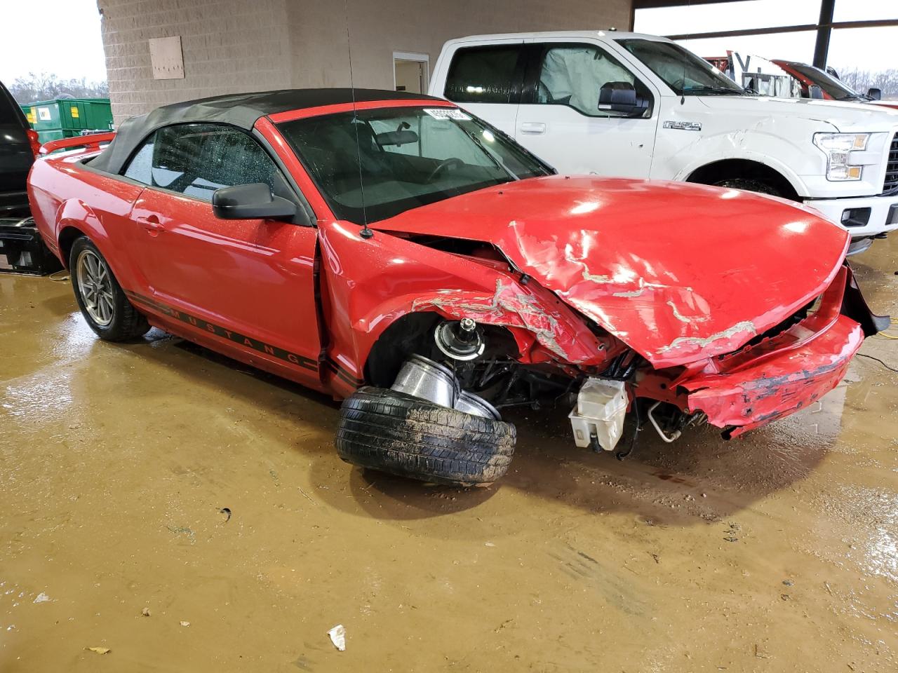 2005 Ford Mustang VIN 1ZVFT84N455199227 Copart auction photo, front end damage thumbnail 4