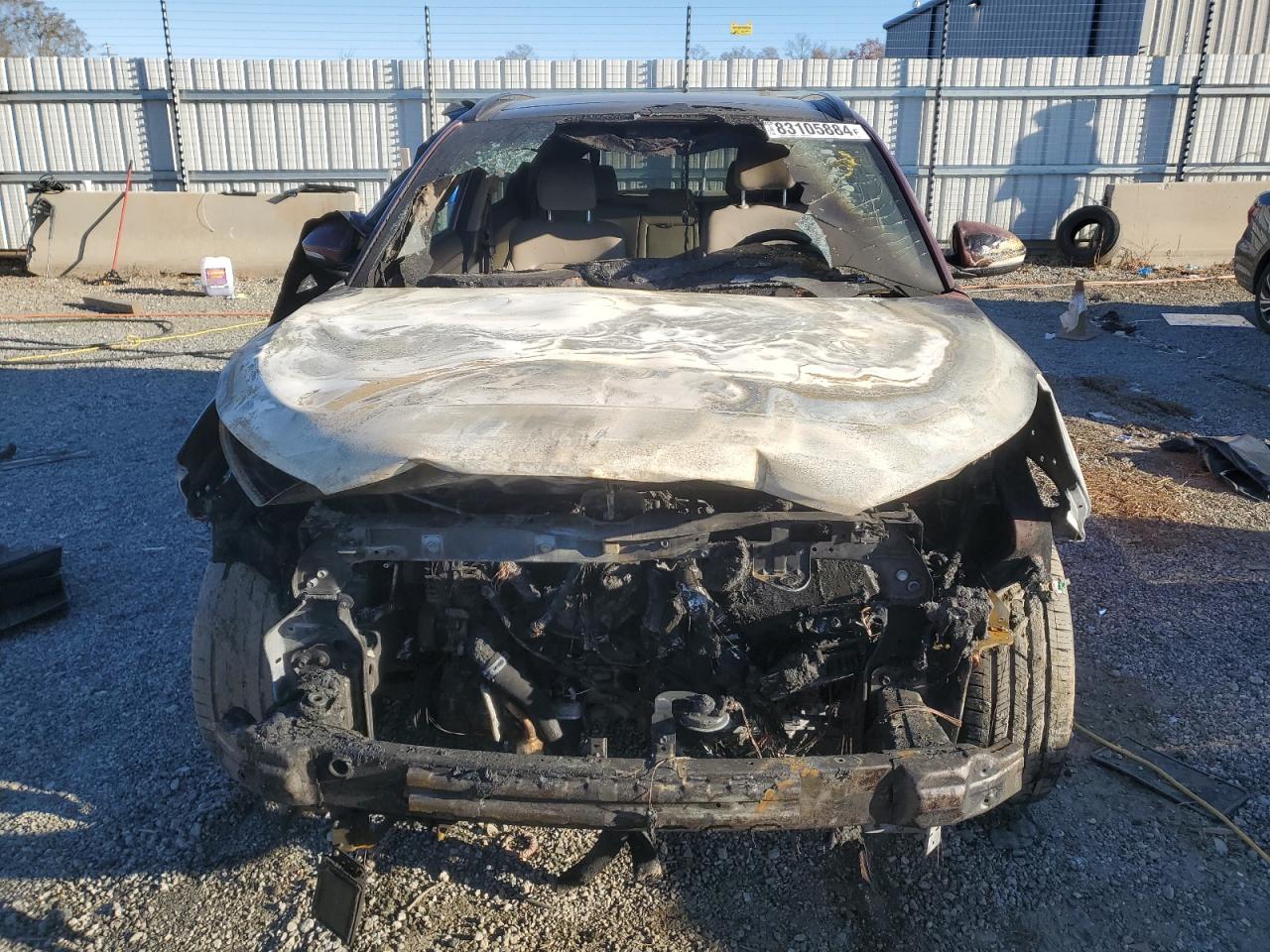 2016 Hyundai Tucson VIN KM8J33A20GU166790 Copart auction photo, burn damage thumbnail 5