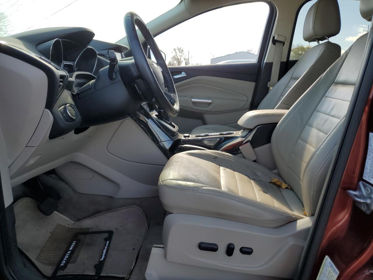 2014 Ford Escape VIN 1FMCU0JX6EUB84398 Copart auction photo, burn - engine / side damage thumbnail 7