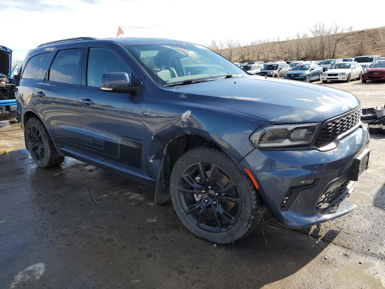2021 Dodge Durango VIN 1C4RDJDG6MC545293 Copart auction photo, front end damage thumbnail 4