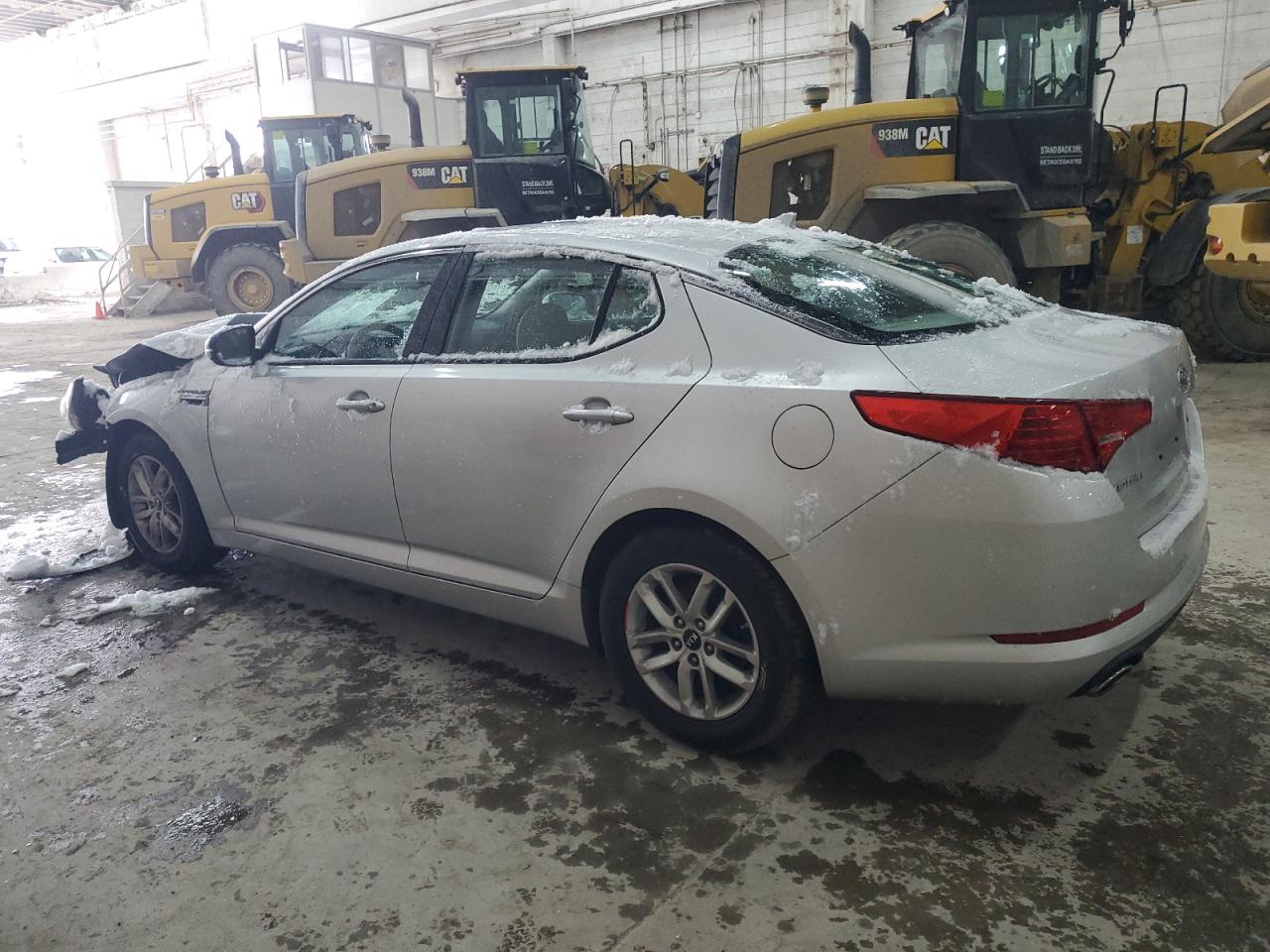 2011 KIA Optima VIN KNAGM4A75B5125245 Copart auction photo, front end / minor dent/scratches damage thumbnail 2