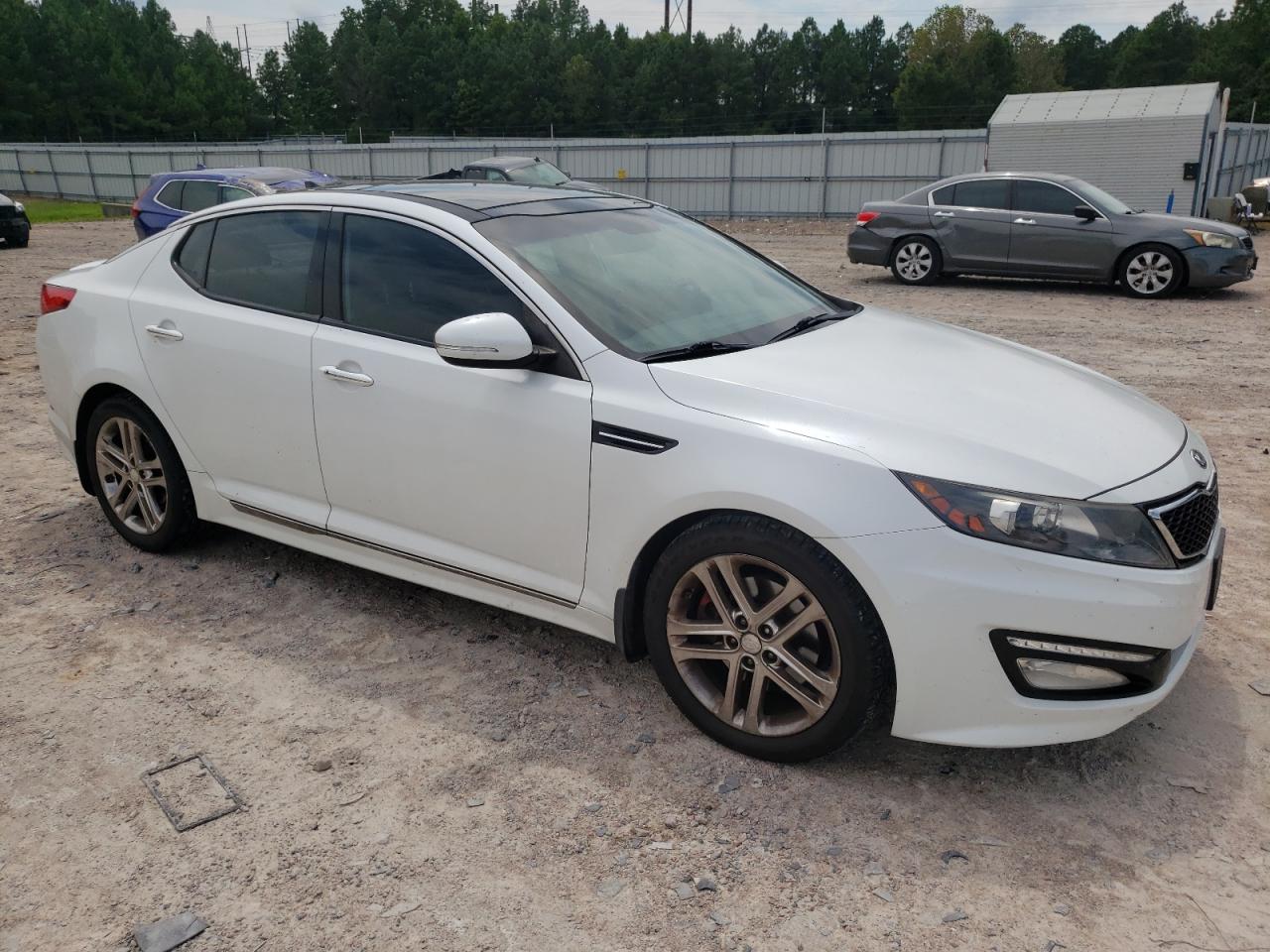 2013 KIA Optima VIN 5XXGR4A64DG095097 Copart auction photo, side damage thumbnail 4