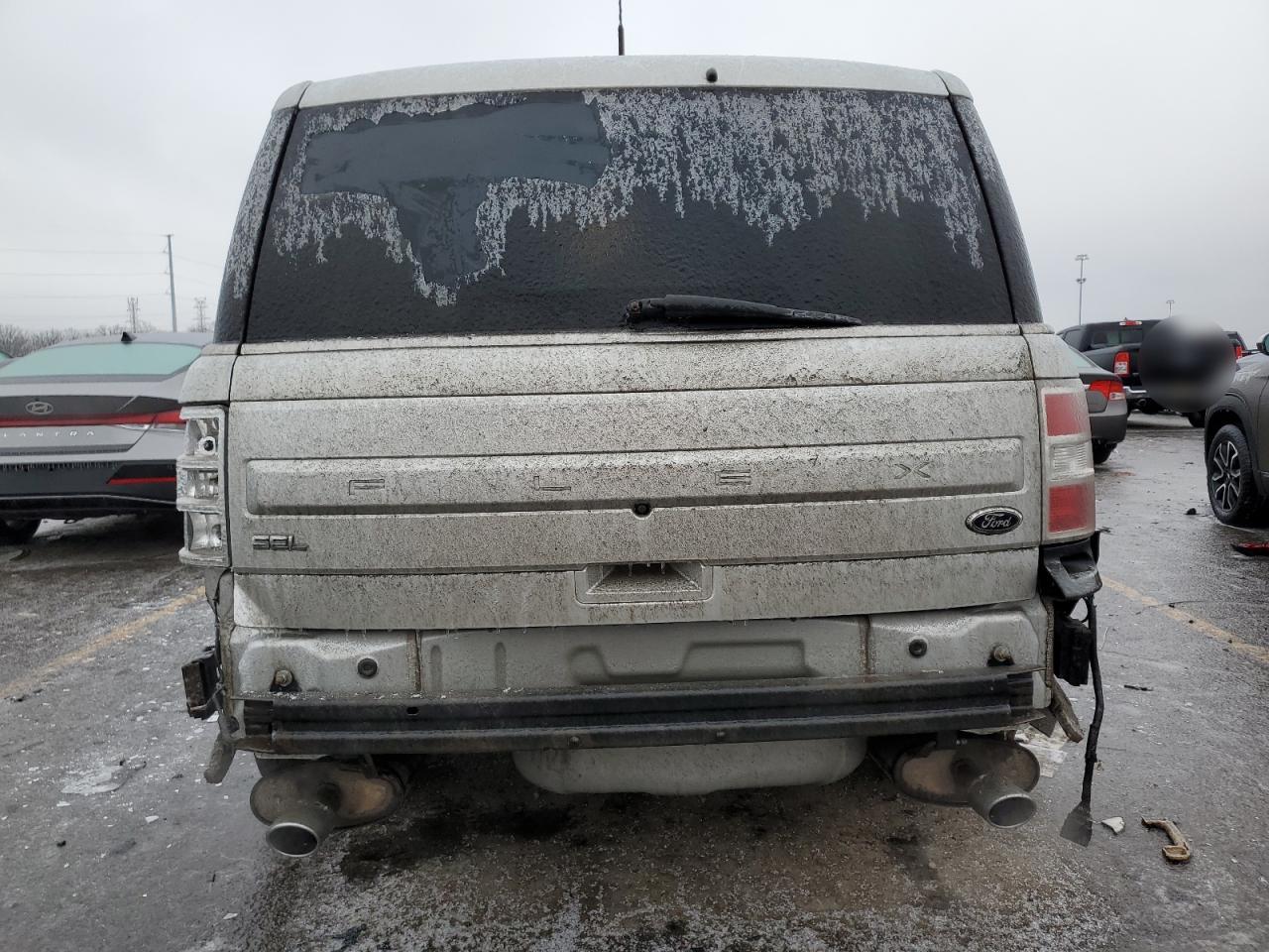 2014 Ford Flex VIN 2FMGK5C87EBD08985 Copart auction photo, front end / rear end damage thumbnail 6