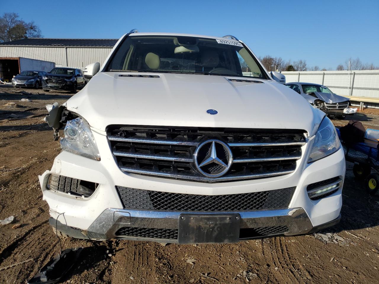 2015 Mercedes-Benz M-klasse VIN 4JGDA5HBXFA541072 Copart auction photo, front end / side damage thumbnail 5