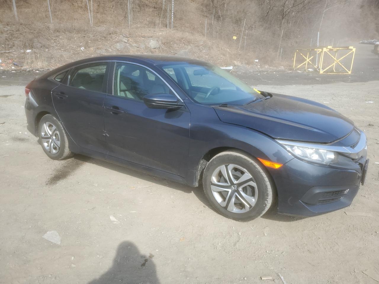 2018 Honda Civic VIN 2HGFC2F52JH609654 Copart auction photo, rear end / side damage thumbnail 4