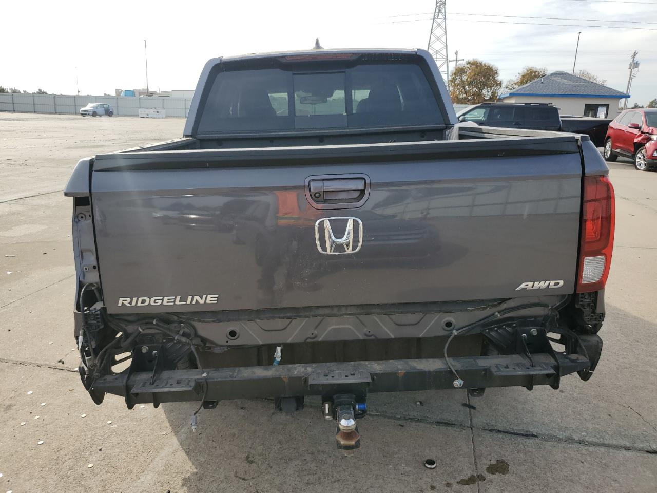 2020 Honda Ridgeline VIN 5FPYK3F73LB004060 Copart auction photo, all over damage thumbnail 6