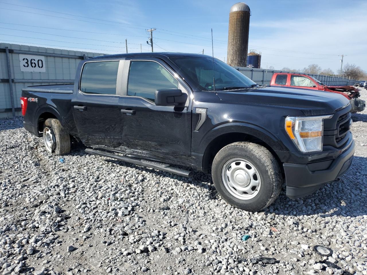 2022 Ford F-150 VIN 1FTFW1E52NFB03010 Copart auction photo, side / rear end damage thumbnail 4