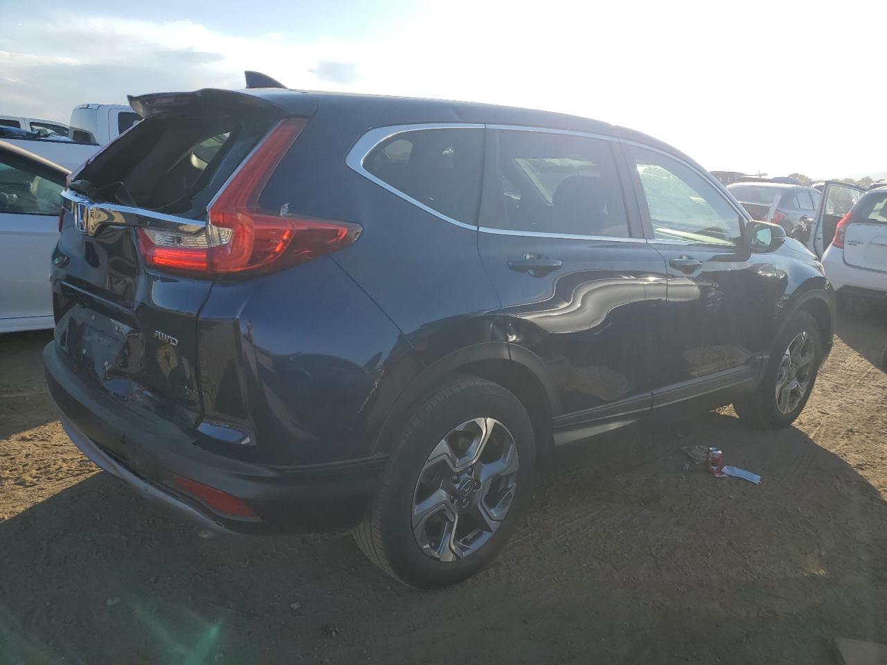 2019 Honda CR-V VIN 5J6RW2H87KL020009 Copart auction photo, rear end damage thumbnail 3