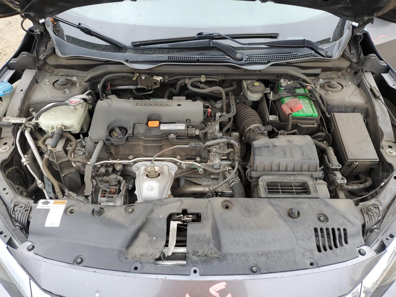 2018 Honda Civic VIN 2HGFC2F57JH607186 Copart auction photo, rear end damage thumbnail 11