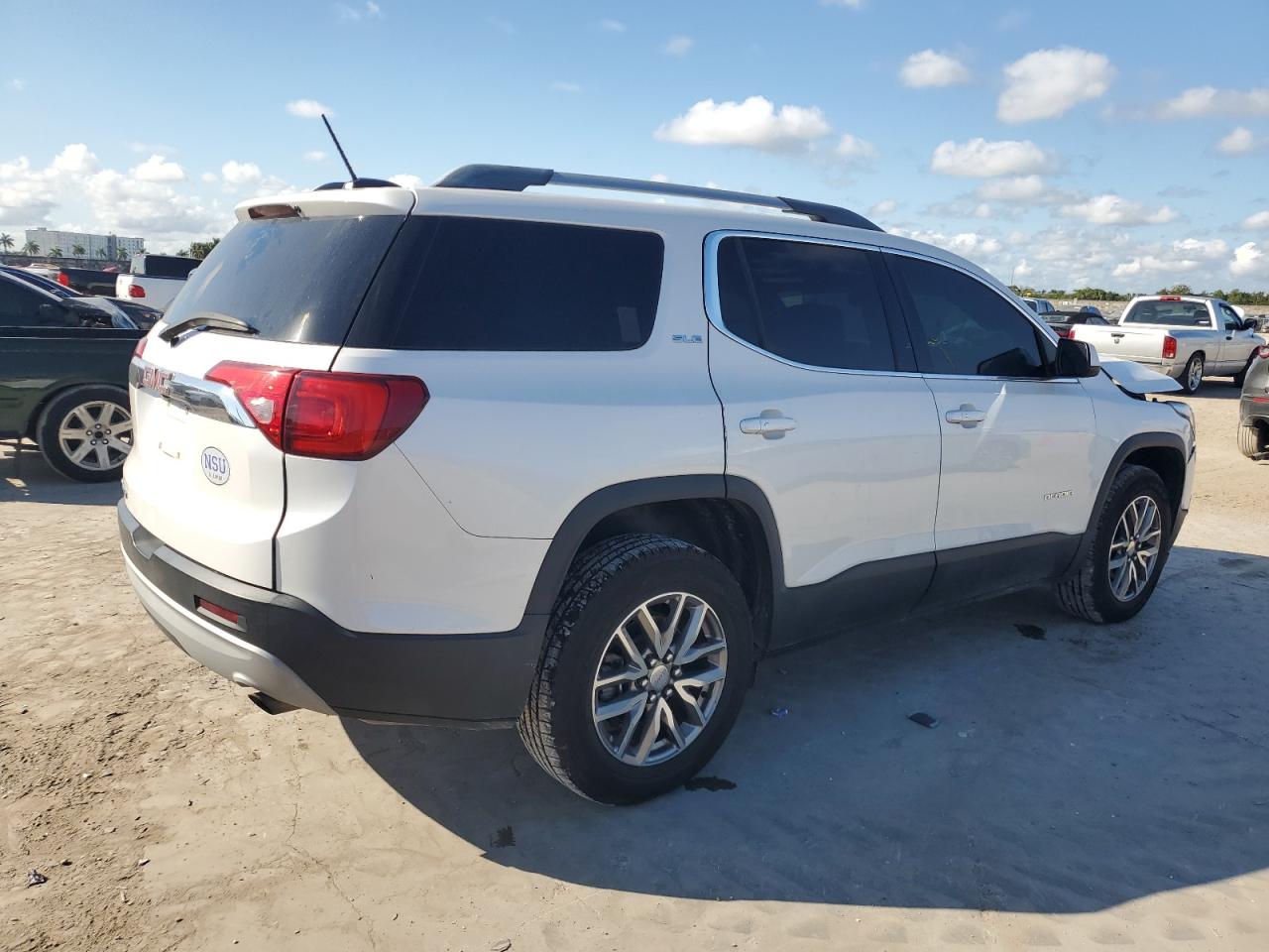 2019 GMC Acadia VIN 1GKKNLLA4KZ217103 Copart auction photo, front end damage thumbnail 3