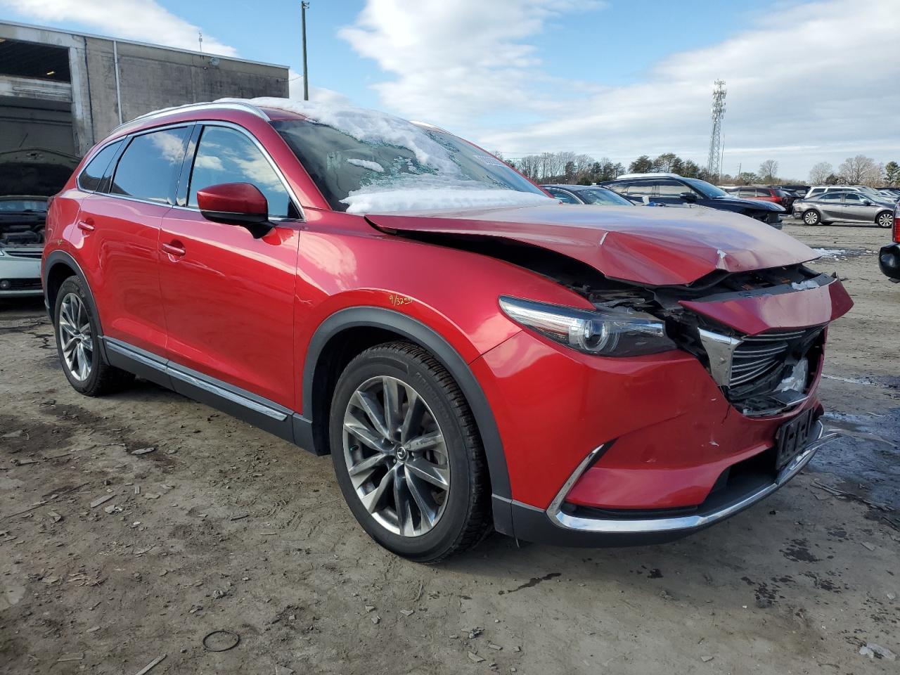 2016 Mazda CX-9 VIN JM3TCBDY9G0104231 Copart auction photo, front end / minor dent/scratches damage thumbnail 4
