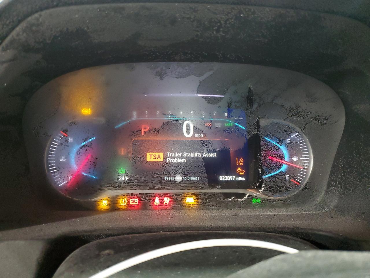 2021 Honda Passport VIN 5FNYF8H50MB031319 Copart auction photo, front end / rear end damage thumbnail 9