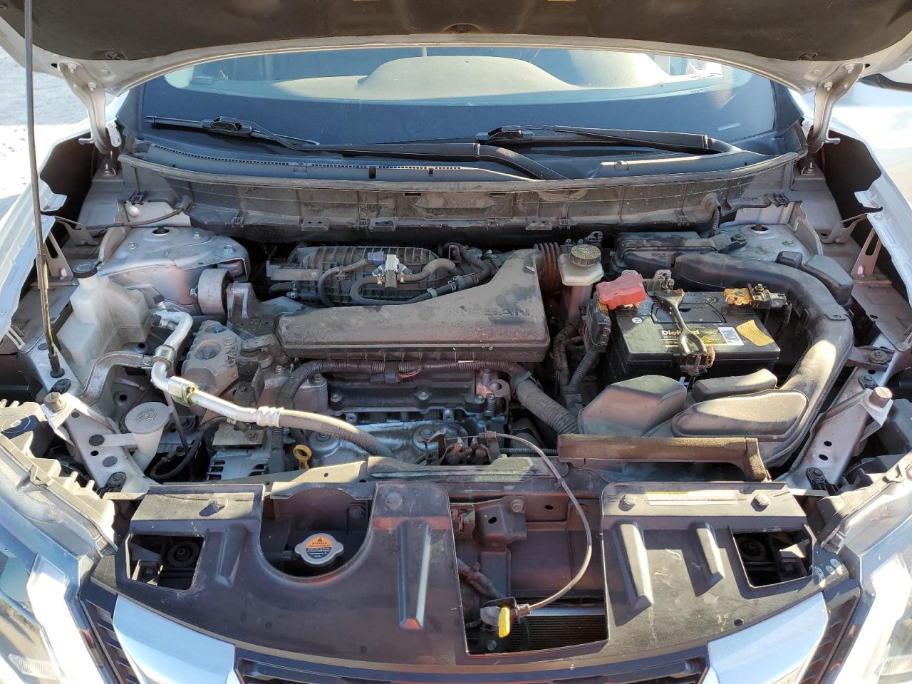 2017 Nissan Rogue VIN JN8AT2MT4HW405772 Copart auction photo, rear end damage thumbnail 12