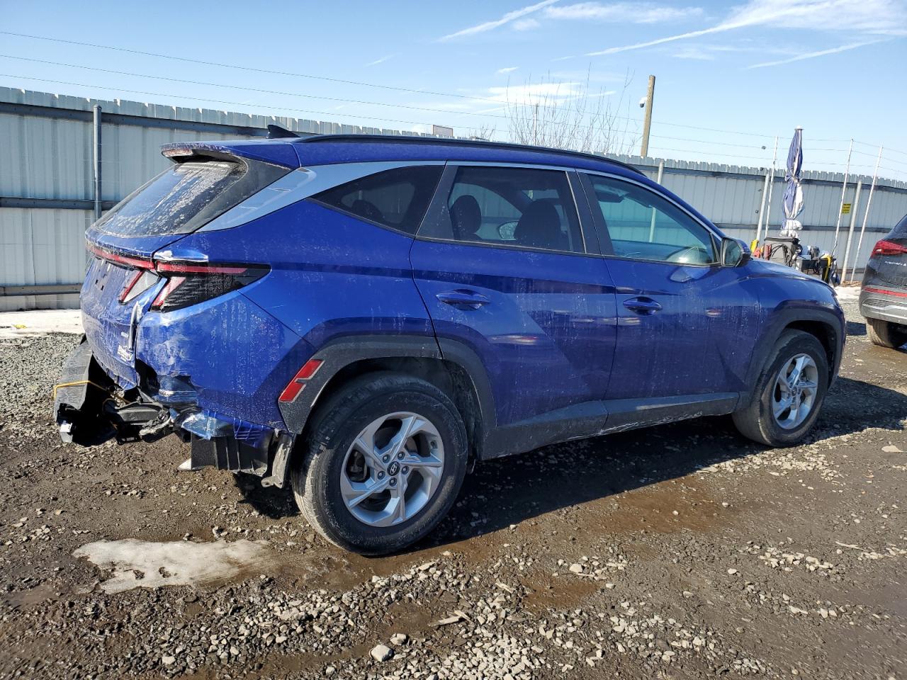 2022 Hyundai Tucson VIN 5NMJBCAE3NH145485 Copart auction photo, rear end damage thumbnail 3