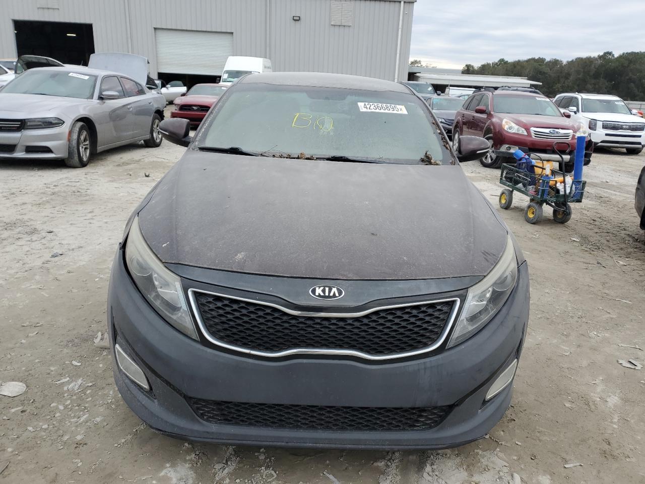 2014 KIA Optima VIN 5XXGM4A76EG278834 Copart auction photo, mechanical damage thumbnail 5
