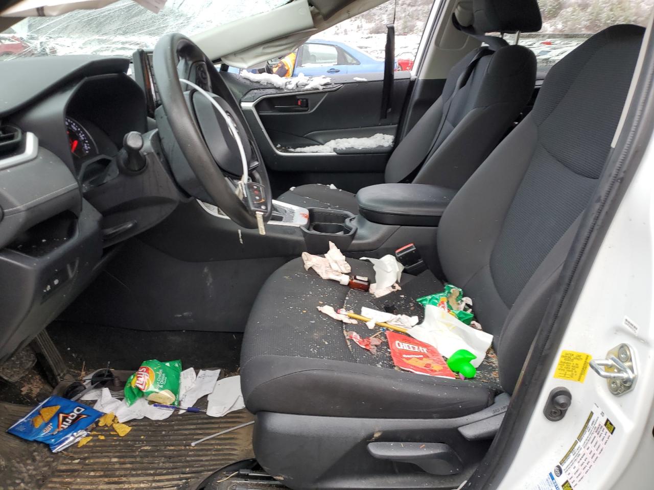 2021 Toyota RAV 4 VIN 2T3G1RFV4MW143182 Copart auction photo, all over damage thumbnail 7