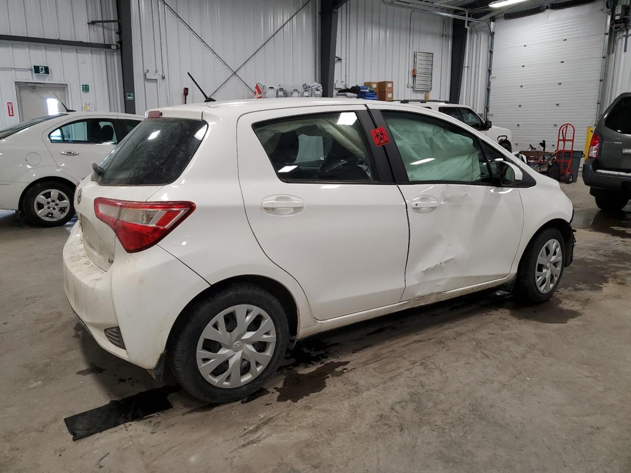2018 Toyota Yaris VIN VNKKTUD38JA089699 Copart auction photo, biohazard/chemical / front end damage thumbnail 3