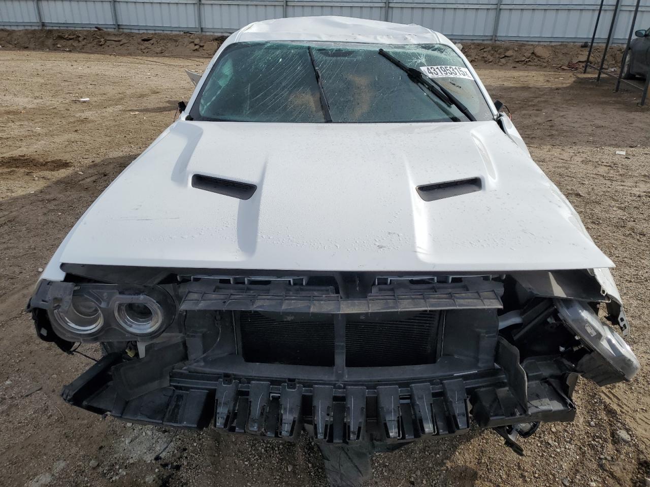 2019 Dodge Challenger VIN 2C3CDZAG2KH727659 Copart auction photo, rollover damage thumbnail 5